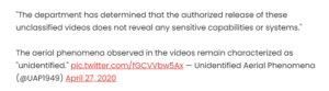 Video footage of an UAP - user profile of original post has since deleted his Twitter account Videos of UFOs and UAP Sightings UAP 1949